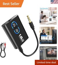 Transform Your TV & Airplane Experience: Bluetooth 5.3 Dual Headphone Adapter picture