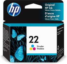 HP 22 Tri-Color Ink Cartridges C9352AN MINT BOXES Genuine (Brand NEW) picture