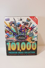 MASTER CLIPS  101,000 Premium Image Collection Fonts Art CD Pack w/Manuals picture