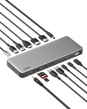 Belkin Connect Thunderbolt 4 Dock 14-in-1 Docking Station w/ 2.5GbE USB-C HDMI picture
