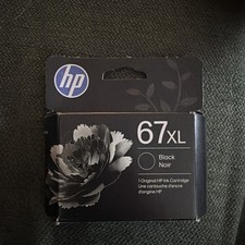 Genuine OEM HP67XL Black lnkCartridge3YM57AN HighYield-New Sealed M 2027/2028 picture
