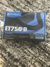 SilverStone ET750-B 750W ATX Power Supply 80 PLUS Bronze Active PFC Black picture