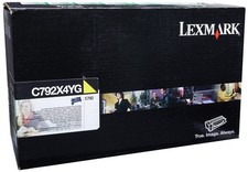 Original Lexmark C792X4YG Yellow Toner. New Sealed Box, We Ship Fast picture