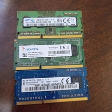 Samsung/ADATA/Kingston 12GB (3x4GB) DDR3L PC3L-12800 SO-DIMM Laptop RAM Kit picture