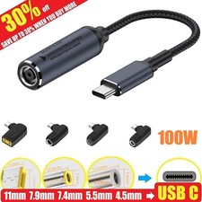 100W Laptop Charger TO USB Type C Converter PD Power Charging Cable Adapter picture