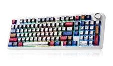 AULA F99 Pro Wireless Mechanical Gaming Keyboard RGB Backlit Hot Swappable White picture