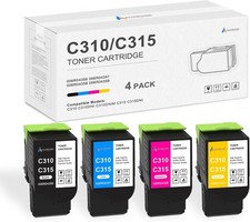 High Yield Toner Cartridge for Xerox C310 & C315 Printers (006R04356-006R04359) picture