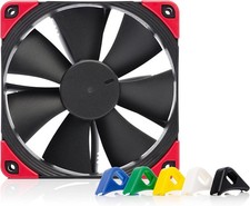 Noctua NF-S12A PWM chromax.black.swap 120mm Case Fan Black picture