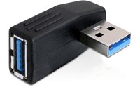 Delock Adapter USB 3.0 Male-Female Angled 90° Horizontal 65341 picture