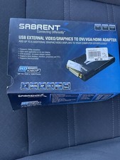 Sabrent USB to DVI/VGA/HDMI External Video Adapter Open Box picture
