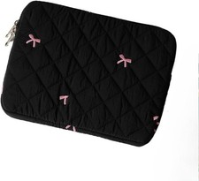 Cute Bow Graphic Carrying Laptop Bag Y2K Preppy Laptop Sleeve Case Bag Kawaii Pa picture