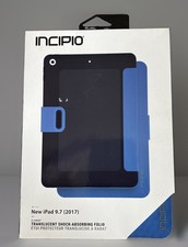 Incipio Clarion Folio Case iPad 9.7 2017 IPD-387-BLU Blue New Sealed picture