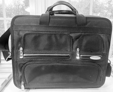 Samsonite Black Nylon Classic Business Laptop Bag Padded Interior For Laptop 16” picture