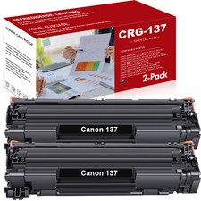 2 Pack CRG 137 Toner Cartridge For Canon 137 ImageClass MF227dw MF212w MF231 picture