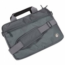 Chromebook Messenger Bag - Grey - Digital Treasures 09142-PG SlipIt Select 11.6