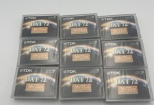 Lot Of 9 Brand New Data Cartridge TDK DAT72 36/72GB Data Tapes DC4-170 picture