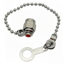 10~50pcs Dual Fixed SMA Metal Waterproof Dust Cap Plug SMA Female Jack Connector picture