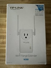 TP-LINK 300Mpbs Wi-Fi Range Extender Power Outlet Pass-though TL-WA860RE picture