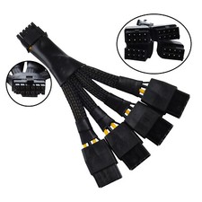 4X8 Pin PCI-E to Mini 16 Pin Cable 12VHPWR Connecto For GPU RTX4090 RTX4080  picture