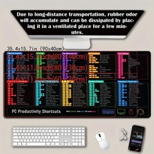 Oversized Gaming Mouse Pad, Thickened Office Full-Desk Keyboard Mat, Non-Slip picture