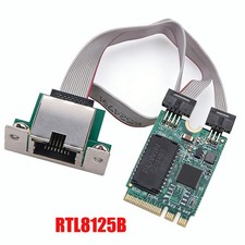 New M.2 A+E RTL8125B 2.5G Ethernet LAN Card RJ45 NIC for Laptop NUC picture