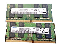 Samsung 32GB Kit 2x16GB DDR4 2666MHz PC4-21300 SODIMM RAM M471A2K43CB1-CTD picture