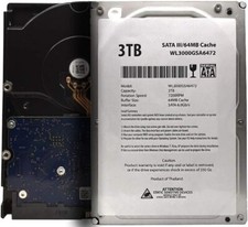 Wl 3Tb 7200Rpm 64Mb Cache Sata Iii 6.0Gb/s 3.5