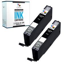 CMYi 2-Pack CLI-251XL Gray Ink Cartridges for Canon PIXMA MG6320 MG6620 MG7120 picture