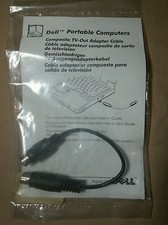 Dell Inspiron Latitude Composite S-Video RCA TV Out Adapter Cable 7309P 3848P  picture
