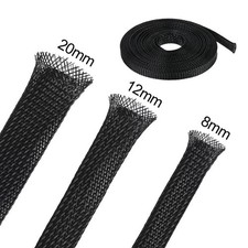 3m PET Braided Cable Sleeve: Expandable Wire Mesh Sleeve for Cable Management picture
