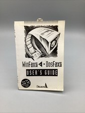 1993 Winfax Lite 3.0 & DOSFax Lite User's Guide by Delrina, First Edition Print  picture