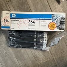 Genuine HP 36A CB436A Black Original LaserJet Toner Cartridge Open Box picture