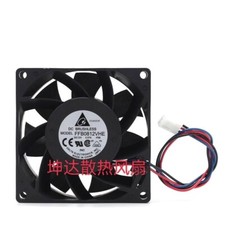 DELTA FFB0812VHE 8038 12V 0.57A 8cm 3-Wire Server Cooling Fan picture
