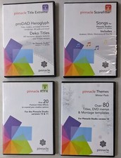 4 Lot Pinnacle Title Extreme Scorefitter RTFX Themes Winter Pack Vol. 1,2 Discs picture