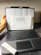 ProCase Keyboard Black Bluetooth Keyboard Folio Case w/ Touchpad & Stand picture