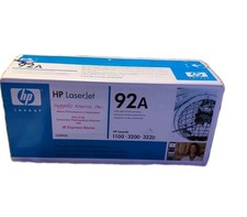 HP LaserJet C4092A 92A Genuine Black Toner Cartridge For 1100 3200 3220 Sealed B picture