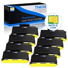 8PK High Yield TN650 Toner Cartridge for Brother MFC-8370 HL-5380DN DCP-8085DN picture