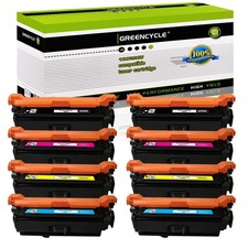 8× CE250A-253A Toner Cartridge fit for HP Color LaserJet CM3530 CM3530fs Printer picture
