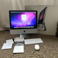 2008 Apple iMac A1224 20in Core 2 Duo 2.66GHz 4GB RAM 500GB HDD Mac OS X 10.6.8 picture