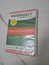 SEALED Webroot Secure Anywhere Internet Security 3 Devices Windows/Mac/Android picture