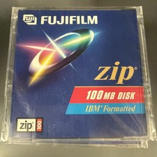 Fujifilm BLANK 100MB Zip Disk LOT OF 7 New & Sealed IBM Formatted picture