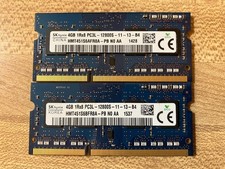 Gently Used Hynix 8GB PC3L-12800S-11-13-B4 Notebook Ram Kit picture