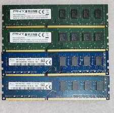 Mixed Brand Lot of 4x 8GB PC3 DDR3 Desktop DIMM memory  picture