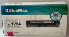 Genuine OEM OfficeMax CE323A (OM04914) Magenta Toner Cartridge picture
