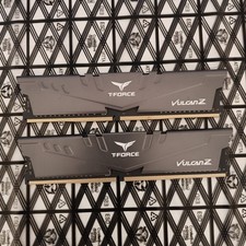 TEAMGROUP T-Force Vulcan Z 16GB Kit (2x8GB) DDR4 3200MHz RAM TLZGD48G3200HC16FBK picture