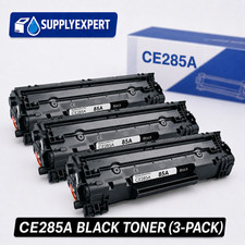 3X CE285A 85A BLACK Toner Cartridge for HP LaserJet P1100 P1102 M1137 M1138 picture