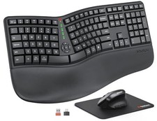 MEETION Ergonomic Keyboard and Mouse Combo, Split Design, Vertical Mouse picture