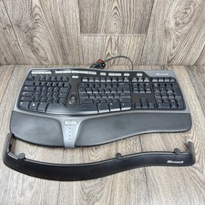 Microsoft Natural Ergonomic Keyboard 4000 v1.0 USB Wired with Front Riser picture