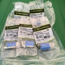 Ortronics Clarity Cat5e High Density Jack T568A/B Blue OR-HDJ5E-36  -QUANTITY 5 picture