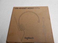 Logitech H570e Mono Black Monaural Over-the-Head Wired Headsets picture